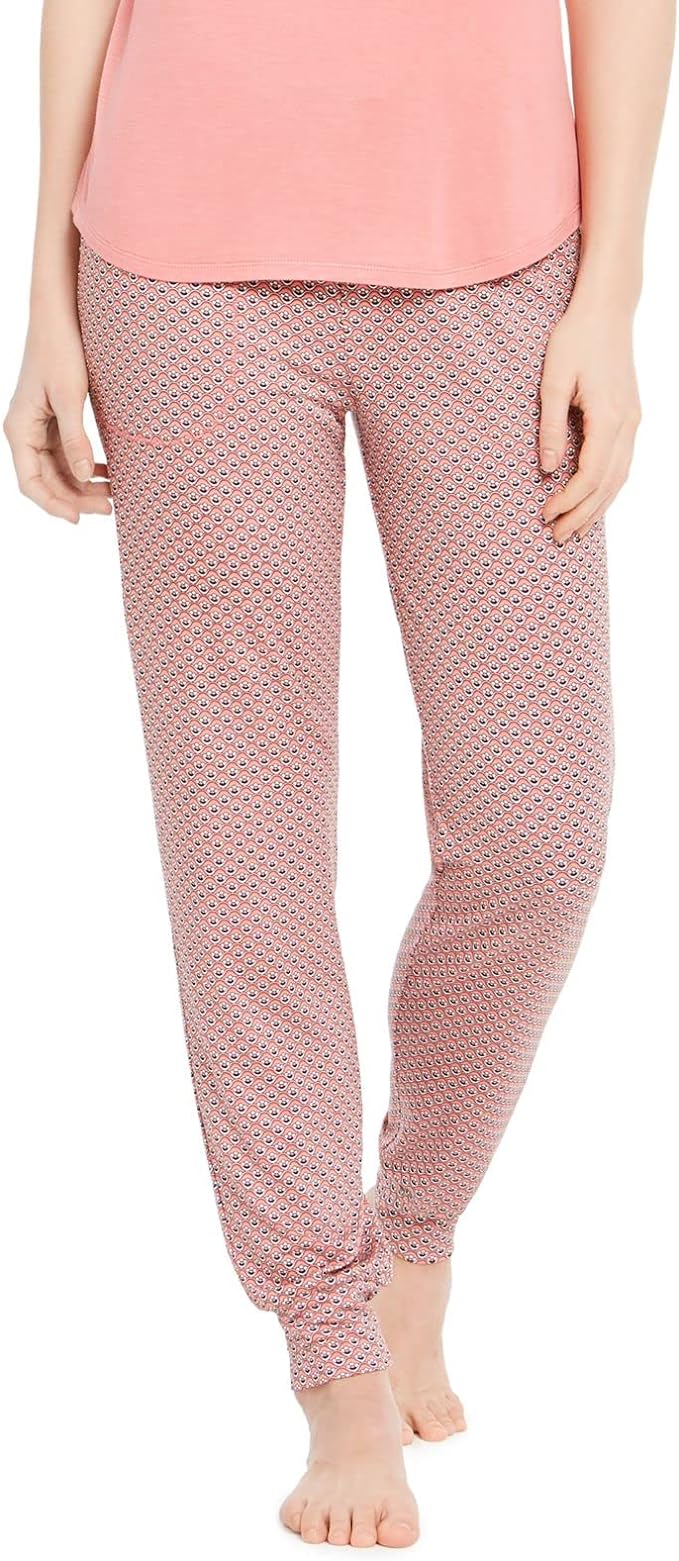 Alfani Women's Printed Knit Jogger Pajamas Pants Color Bright Wave Size 2XL