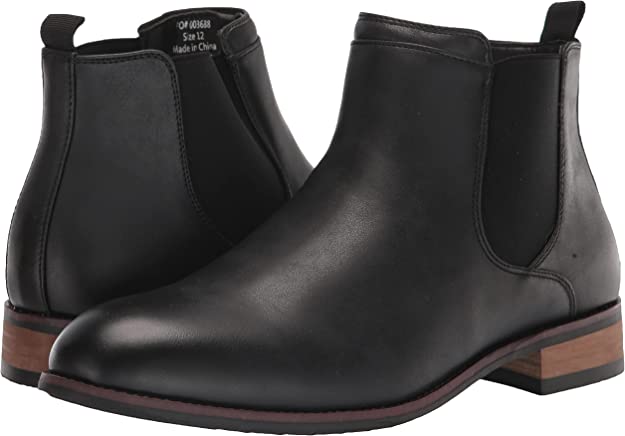 Vance Co. Men's Landon Chelsea Boot Color Black Size 10M