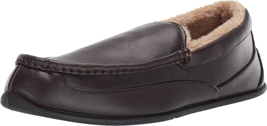 DEER STAGS Men's Slipperooz Spun Slippers  Color Dark Brown Size 10M