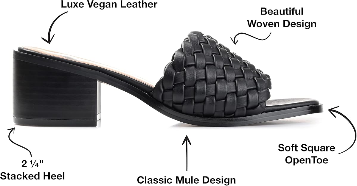 Journee Collection Women's Fylicia Dress Sandals Black Size 9.5