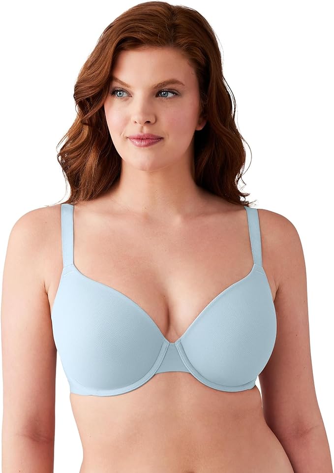 Wacoal Shallow Top Shape Revelation T-Shirt Bra Winter Sky Size 40C