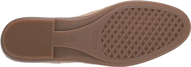 Aerosoles Women's Better Yet Ballet Flat Color Light Tan Snake Size 7.5M
