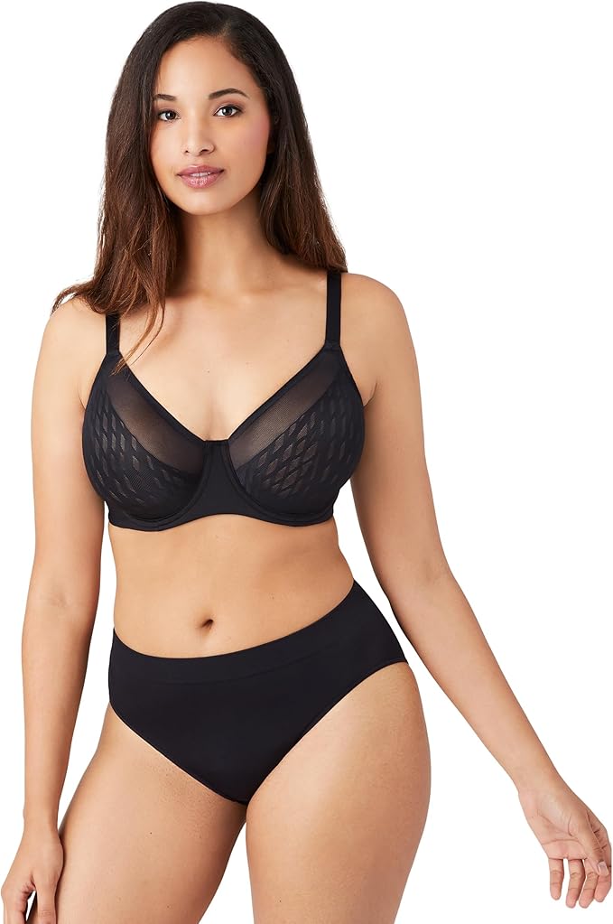 Wacoal Women's Elevated Allure Unlined Underwire Bra Black Size 36D