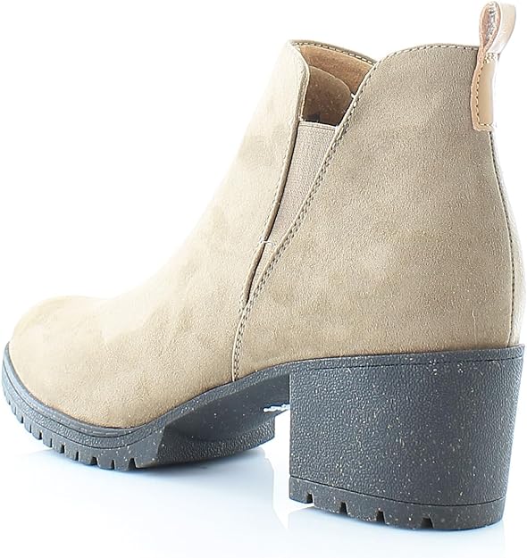 Dr. Scholl's Women's London Ankle Booties Color Woodsmoke Faux Suede Size 6M