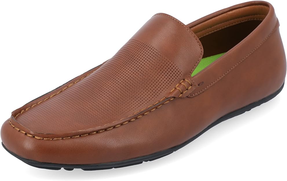 Vance Co. Men's Mitch Driving Loafer Color Chestnut Size 10M