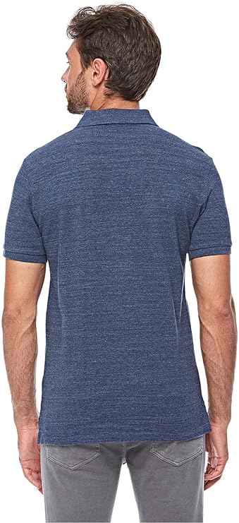 Polo Ralph Lauren Men's Custom Slim-Fit Mesh Polo Shirt Color Classic Royal Heather Size L