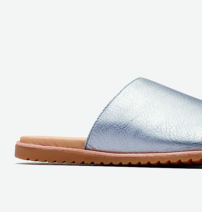 Sorel Womens Ella Mule Clog Color Silver Size 5.5M