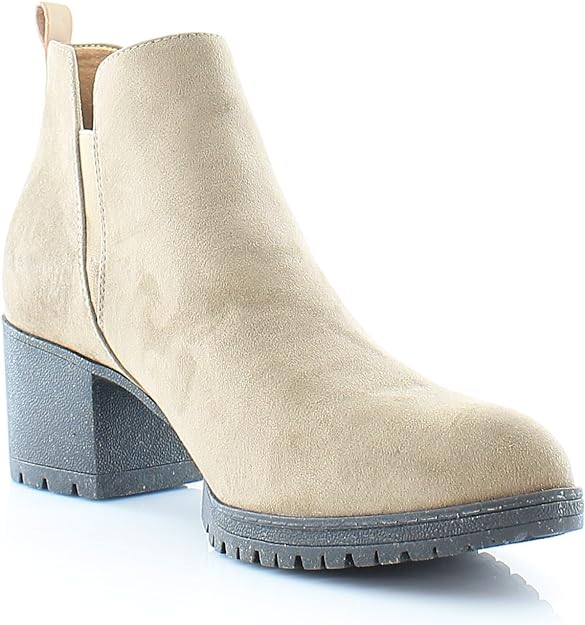 Dr. Scholl's Women's London Ankle Booties Color Woodsmoke Faux Suede Size 6M