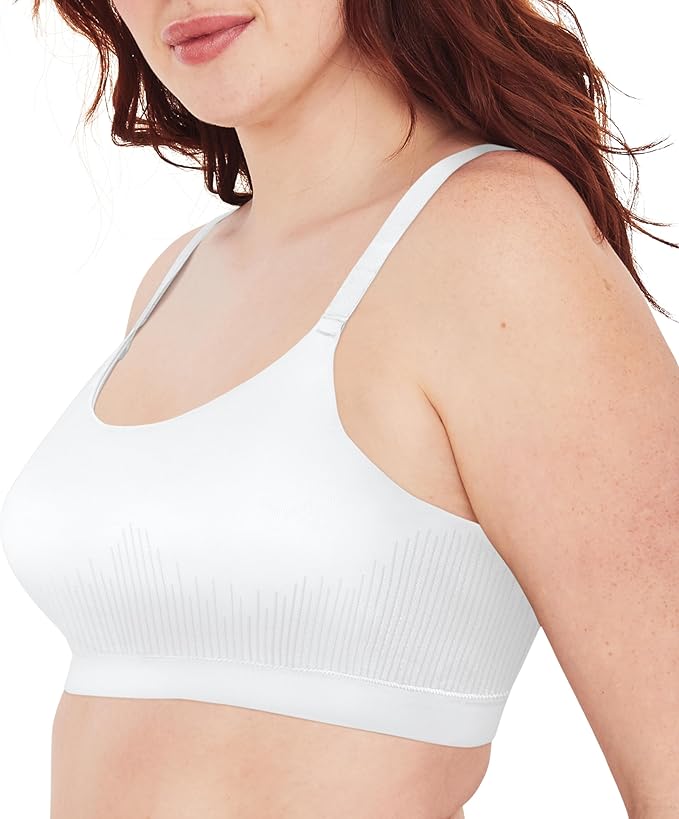 Bali Comfort Revolution ComfortFlex Fit Shaping Wireless Bra White Size L