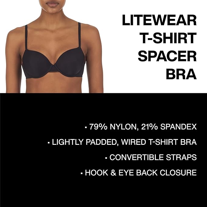 DKNY Litewear Spacer T-Shirt Bra DK Glow Nude Size 34B