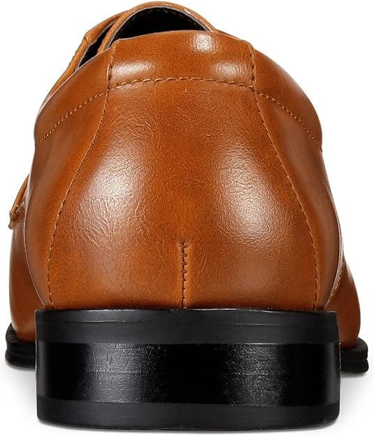 Alfani Men's Andrew Plain Toe Derby Shoes Dark Tan Size 9.5