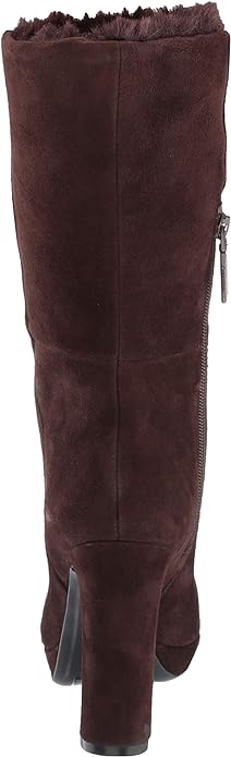 Calvin Klein Women's Pebbles Mid Calf Boot Color Coffee Bean Size 10M