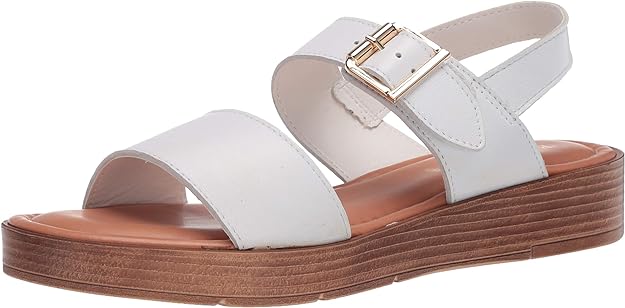 Bella Vita Women's Tay-Italy Sandals Color White Leather Size 8.5W