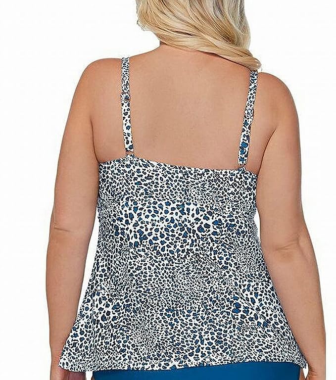 Raisins Curve Trendy Plus Size Kenya Aries T Multicolor White Size 14W