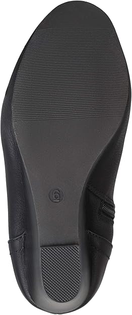 Journee Collection Langly Round Toe Faux Leather Mid-calf Wedge Boots Black Size 5.5