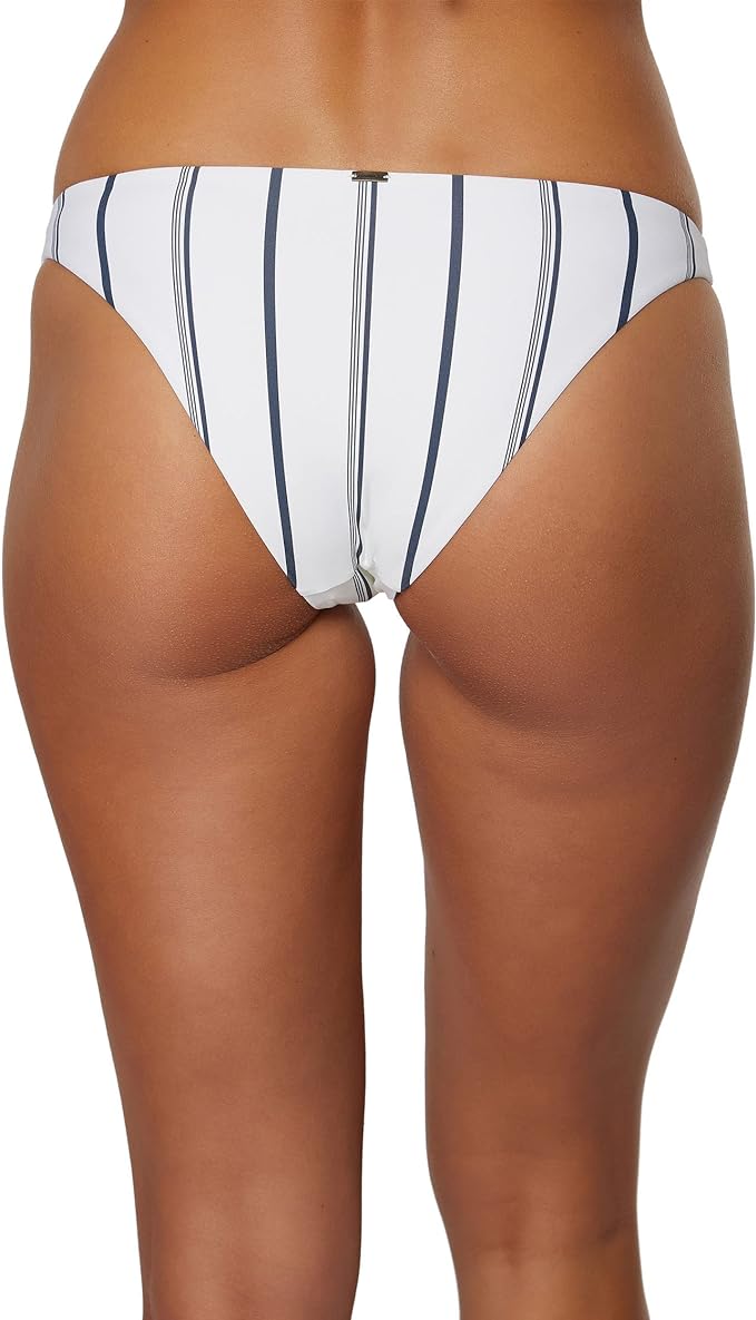 O'Neill Juniors Striped Flamenco Bottoms Color Vanilla Size XL
