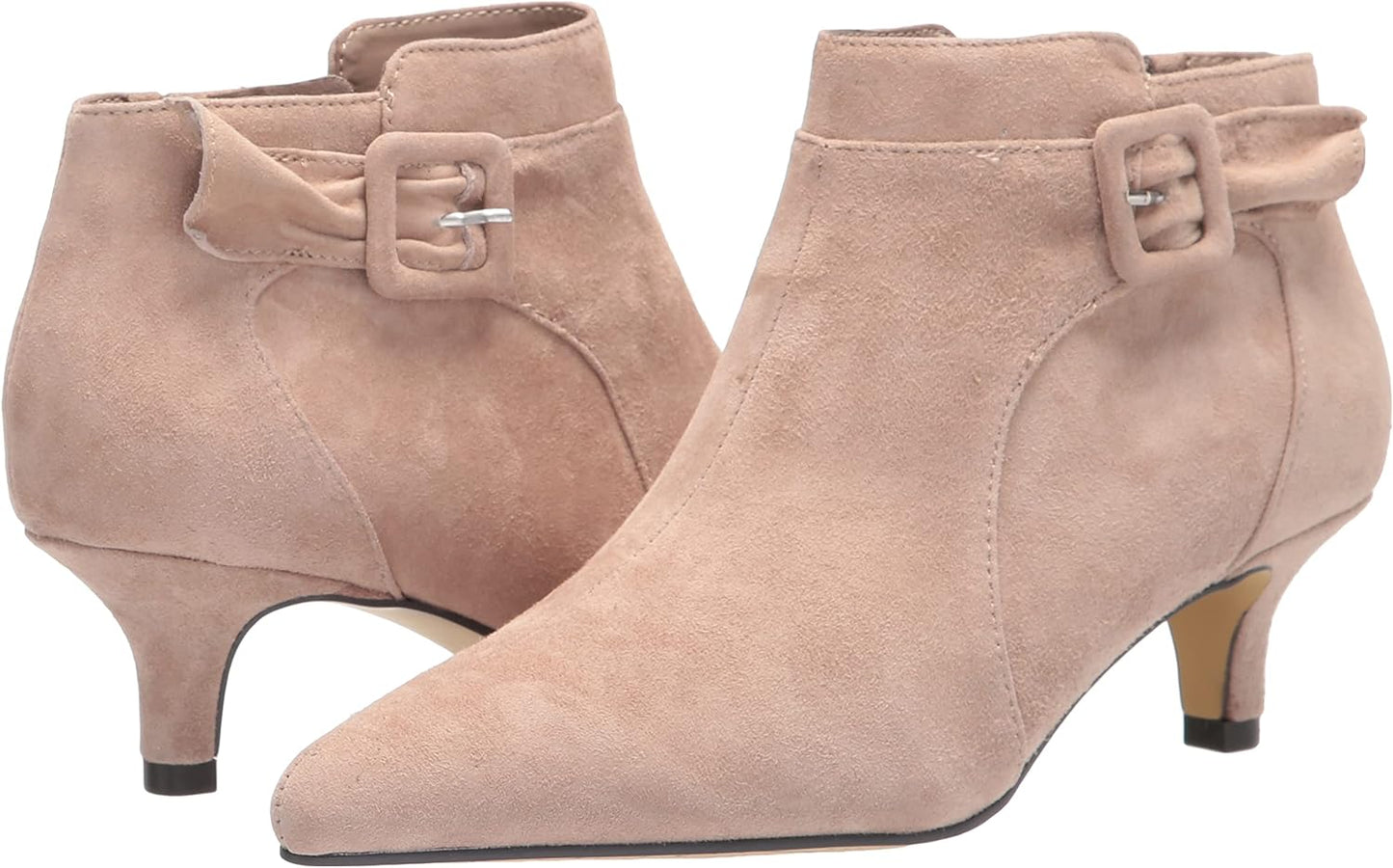Bella Vita Women's Bindi Dress Fashion Booties Color Almond Kid Suede Leather Size 6W
