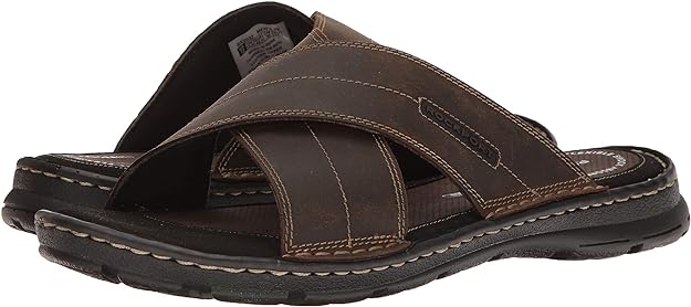 Rockport Men's Darwyn Xband Sandals Color Brown II Size 9M