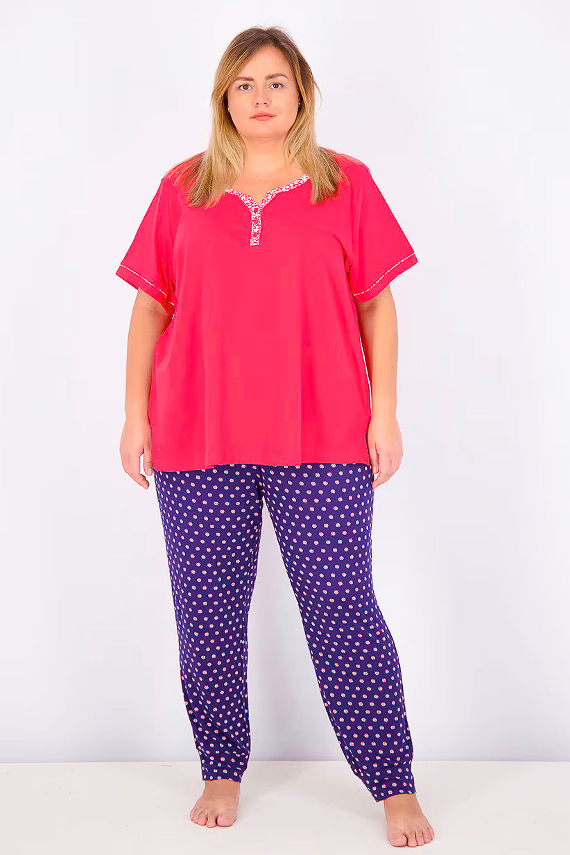 Alfani Women's Printed Knit Jogger Pajamas Pants Color Diamond Geo Size XL