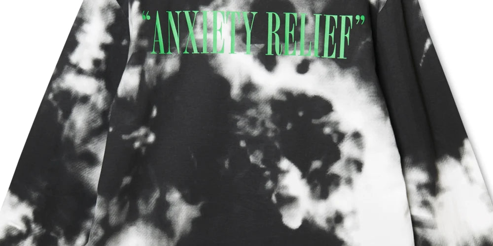 WeSC Men's Kendrick Anxiety Relief T-Shirt Color Black Size XL