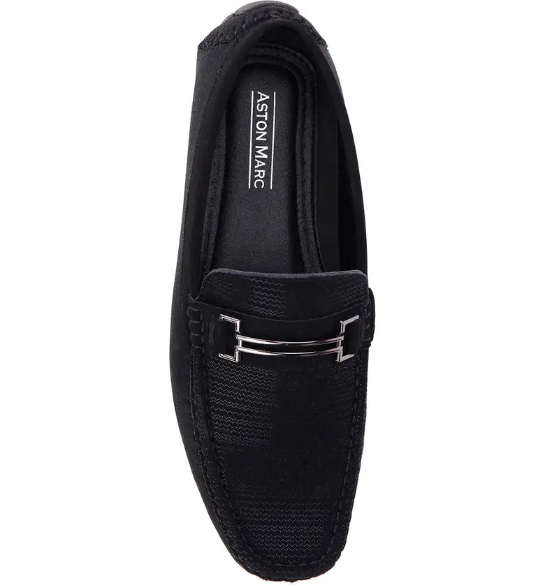 Aston Marc Men's Fashion Driving Shoes Color Black Size 12M