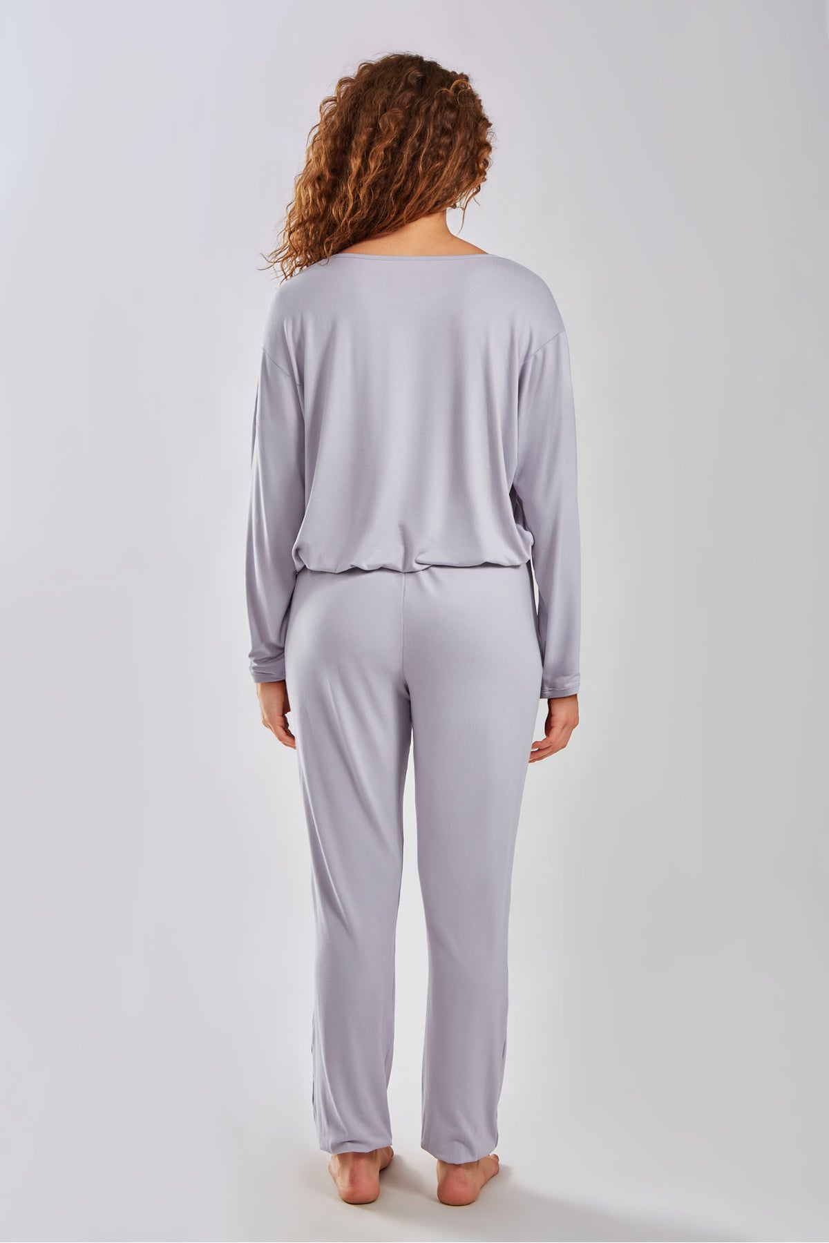 iCollection Ferris Modal Jogger PJ Sleep Pant Gray Size XL