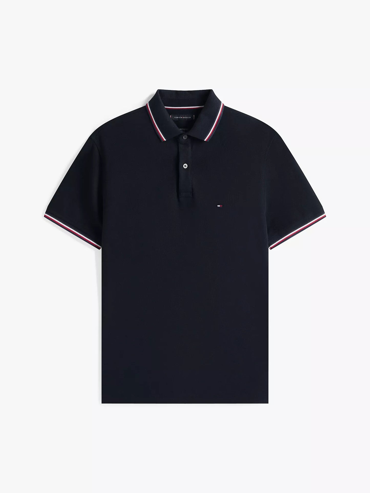 Tommy Hilfiger Men's 1985 Slim-Fit Tommy Wicking Polo Desert Sky Size M