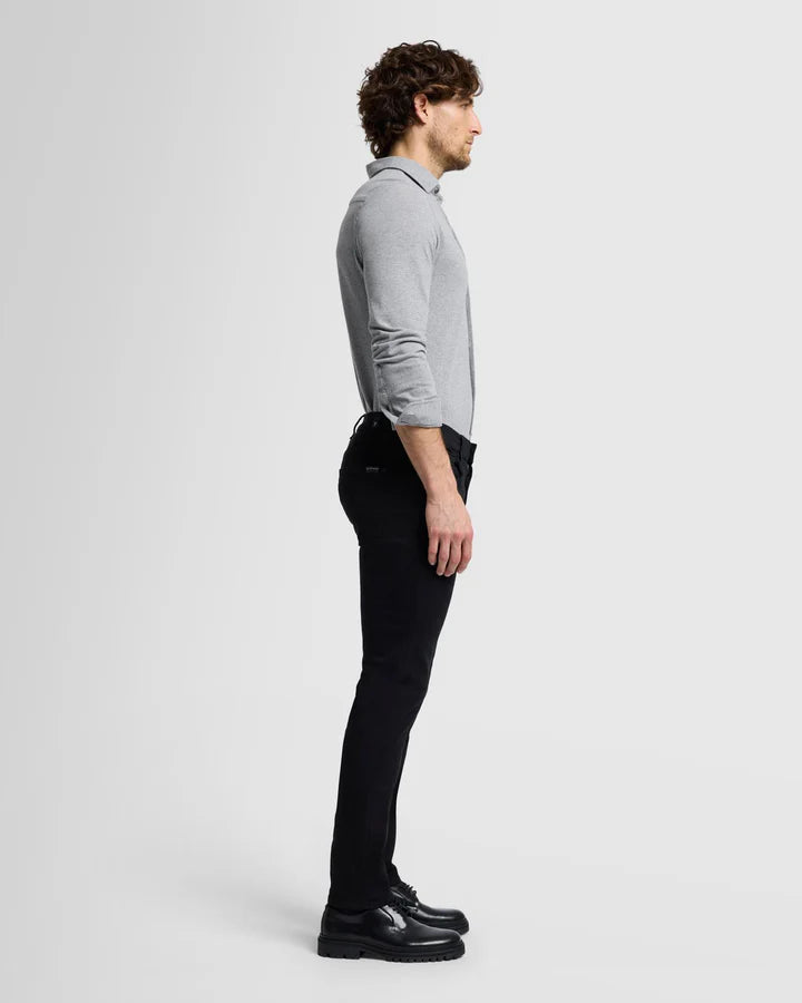 7 For All Mankind Men's Luxe Performance Slimmy Tapered Jeans Black Size 29