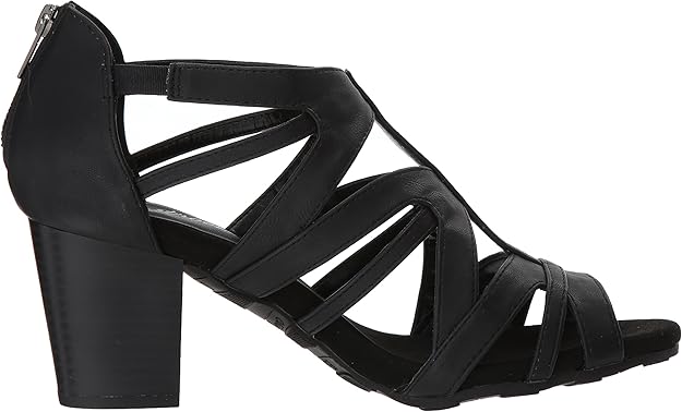 Easy Street Women's Amaze Dress Heeled Sandals Black Size 8