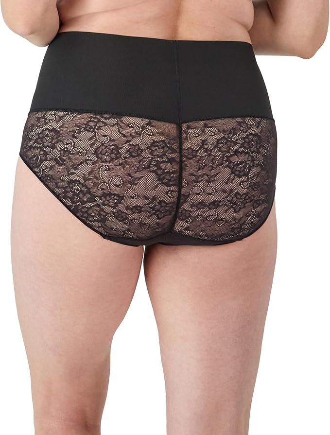 Maidenform High-Waisted Shapewear Tummy Control Shaping Brief Black Size M