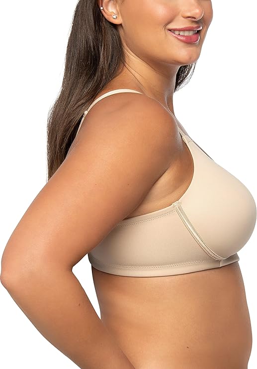Vanity Fair Full Figure Beauty Back Smooth Damask Bra Color Nude 5 Size 44D