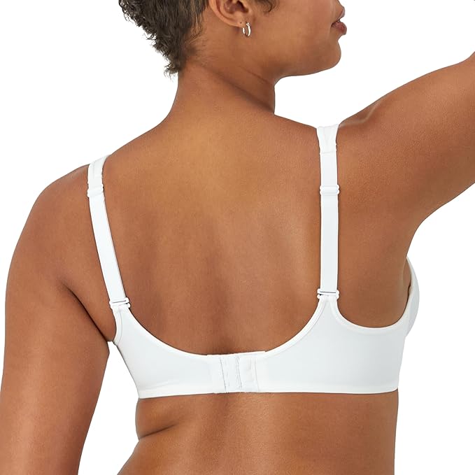Bali One Smooth U Ultra Light Minimizer Underwire Bra White Size 36C