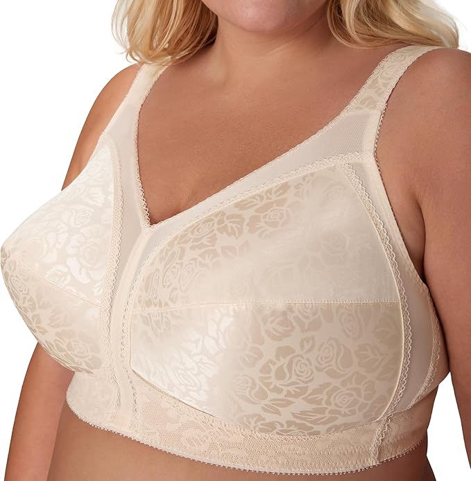Playtex 18 Hour Full-Coverage Comfort-Strap Wireless Bra Natural Beige Nude Size 38B