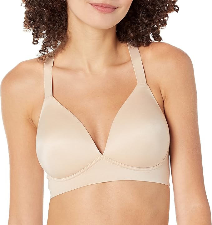 Bali Comfort Revolution Wireless Convertible T-Shirt Bra Almond Size S