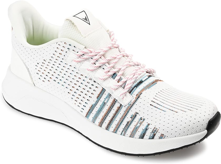 Vance Co. Men's Brewer Knit Athleisure Sneaker Color White Size 12M