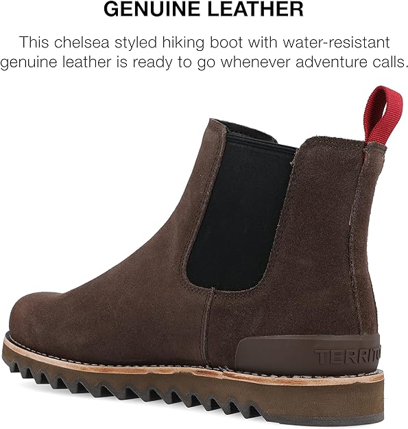 Territory Men's Yellowstone Chelsea Boot Color Brown Size 8.5W