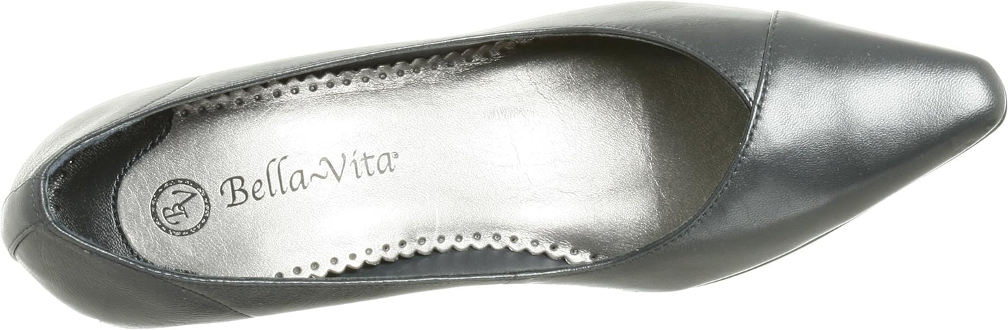 Bella Vita Women's Wow Pumps Color Navy Kidskin Size 8.5WW