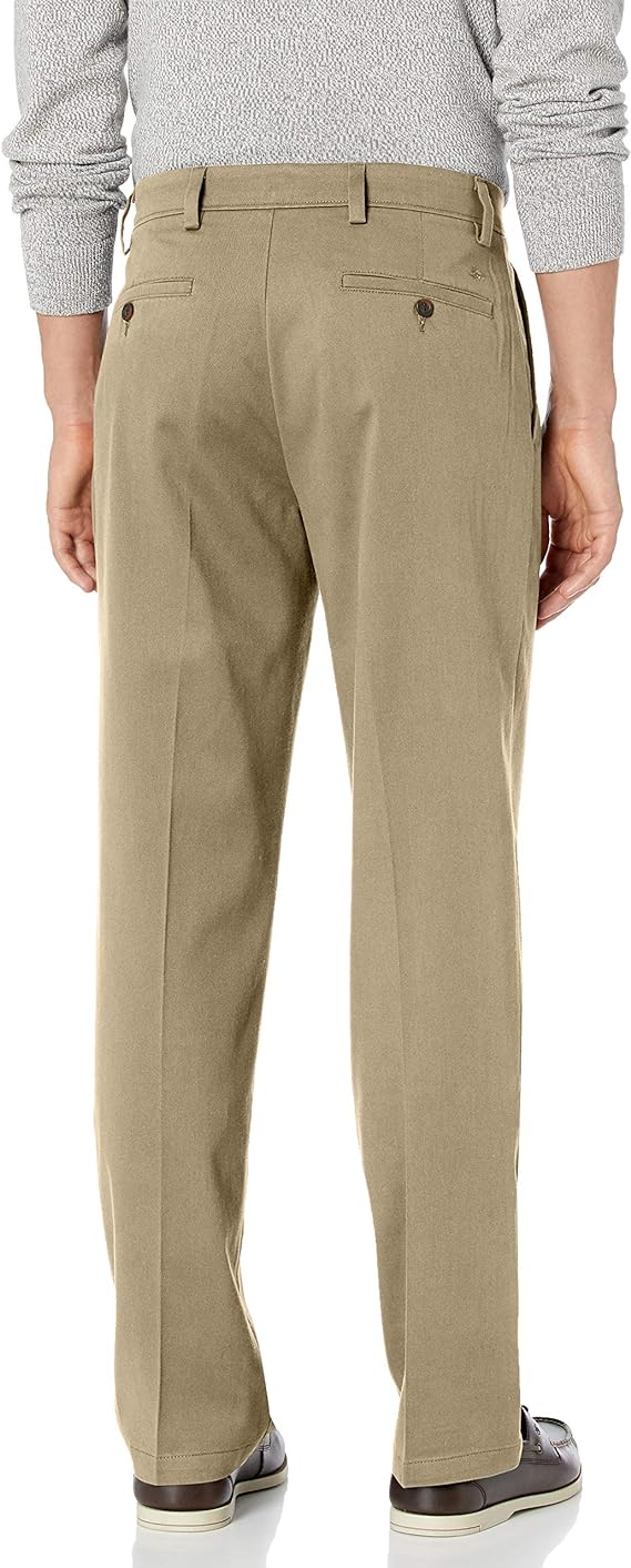 Dockers Men's Easy Stretch Classic Fit Khaki Pants Color Timber Wolf W34xL30