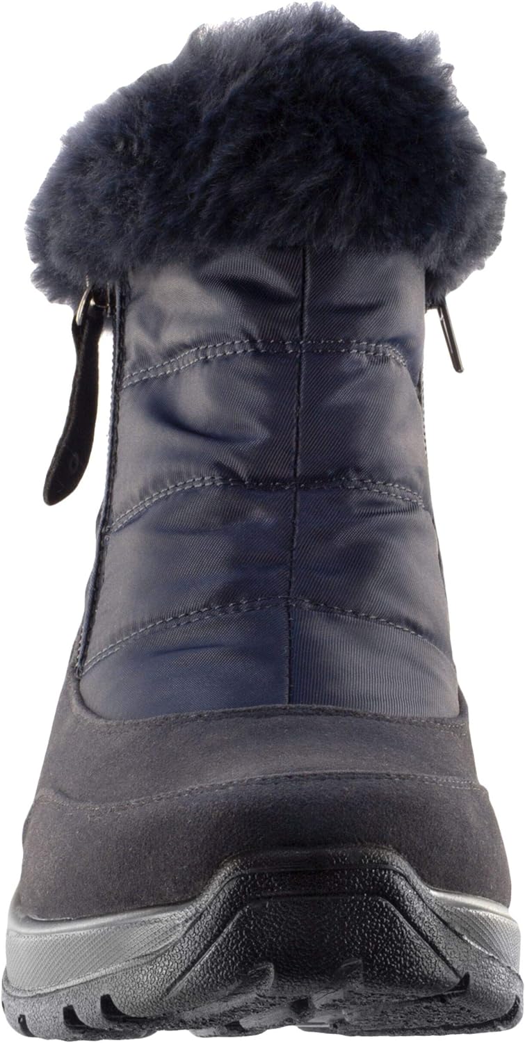 Easy Street Women's Frosty Waterproof Snow Boots Color Navy Size 8.5M