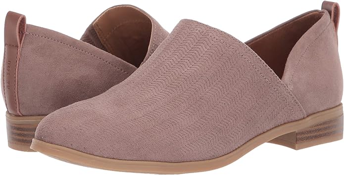 Dr. Scholl's Women's Ruler Slip-on Shooties Color Taupe Grey Microfiber Size 9.5M