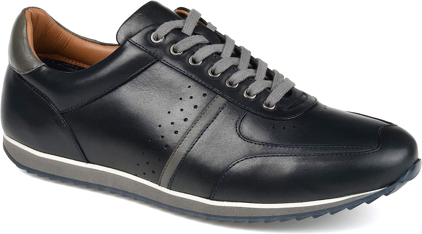 Thomas & Vine Men's Fenway Low Top Sneakers Color Navy Size 9.5M