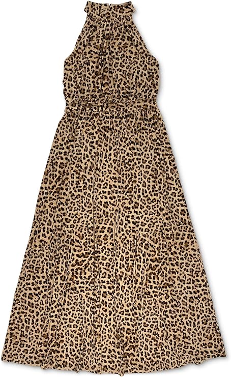 INC International Concepts Women's Print Maxi Dress Color Classic Cheetah Size M