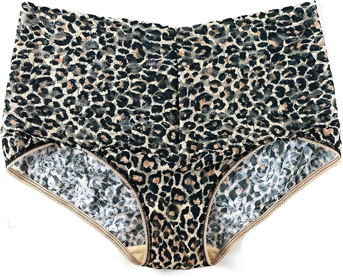 Hanky Panky Women's Plus Size Retro Thong, Fits 12-24 Classic Leopard One Size