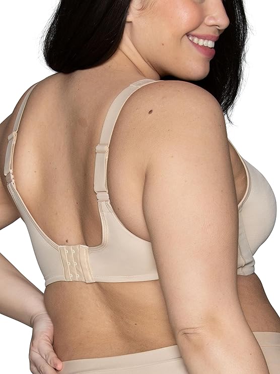 Vanity Fair 2-Ply High Impact Underwire Sport Bra Damask Neutral Size 44D