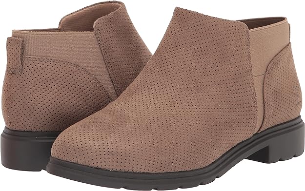 Dr. Scholl's Women's Nonstop Booties Color Woodsmoke Fabric Size 7.5M
