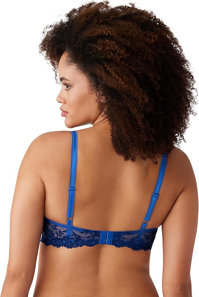 Wacoal Embrace Lace Underwire Bra Beaucoup Blue Size 34C