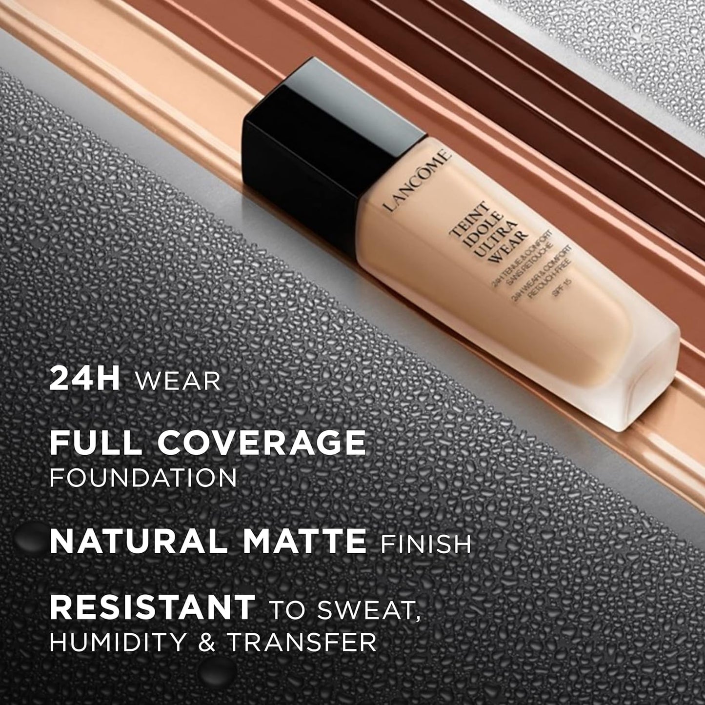 LANCOME Teint Idole Ultra 24h Makeup 410 Bisque Warm, Natural Matte Finish 1oz