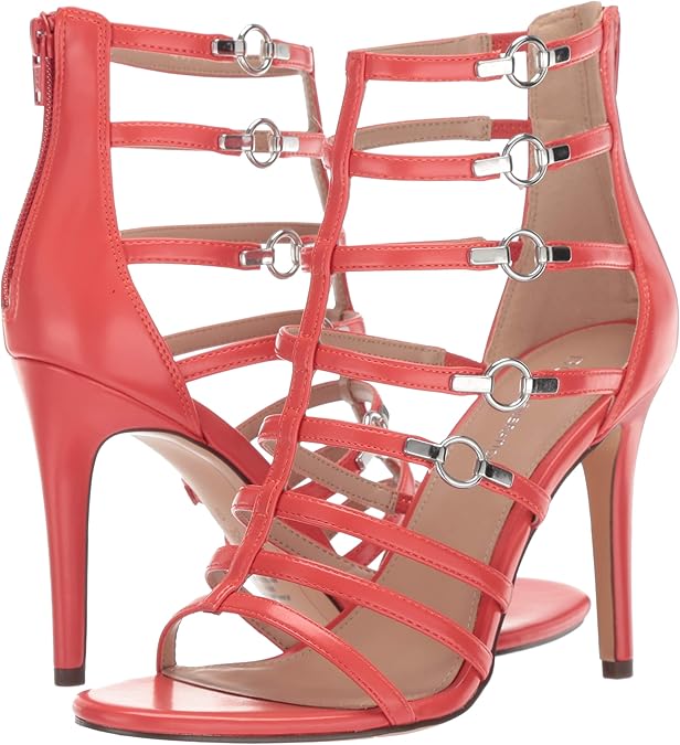 BCBGeneration Women's Jean Caged Heeled Dress Sandals Flare Size 11