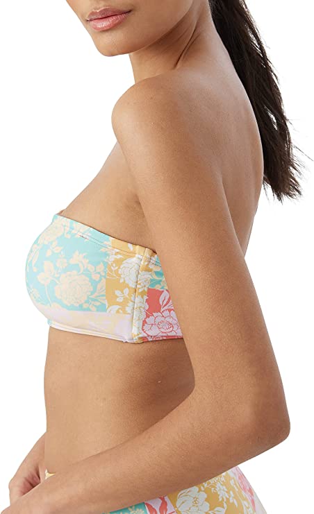 ONeill Juniors Olivia Dreamland Bandeau Bikini Top Multicolor Size M