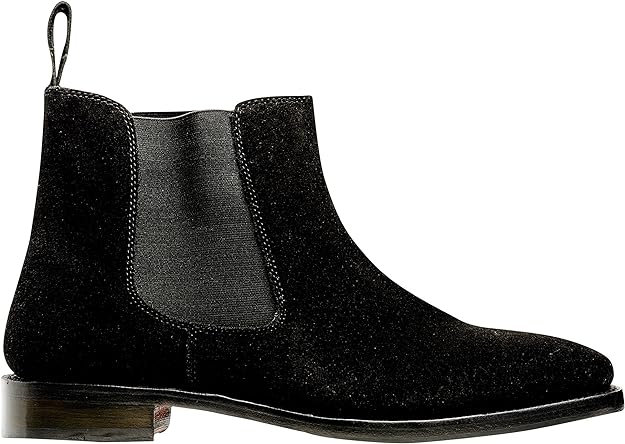 Carlos by Carlos Santana Men's Calavera Chelsea Boot Color Black Size 11.5D